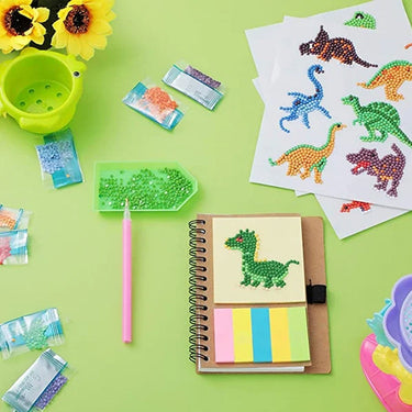 Pegatina de diamante DIY | Una divertida manualidad creativa para niños - Estimula el juego creativo y la imaginación
